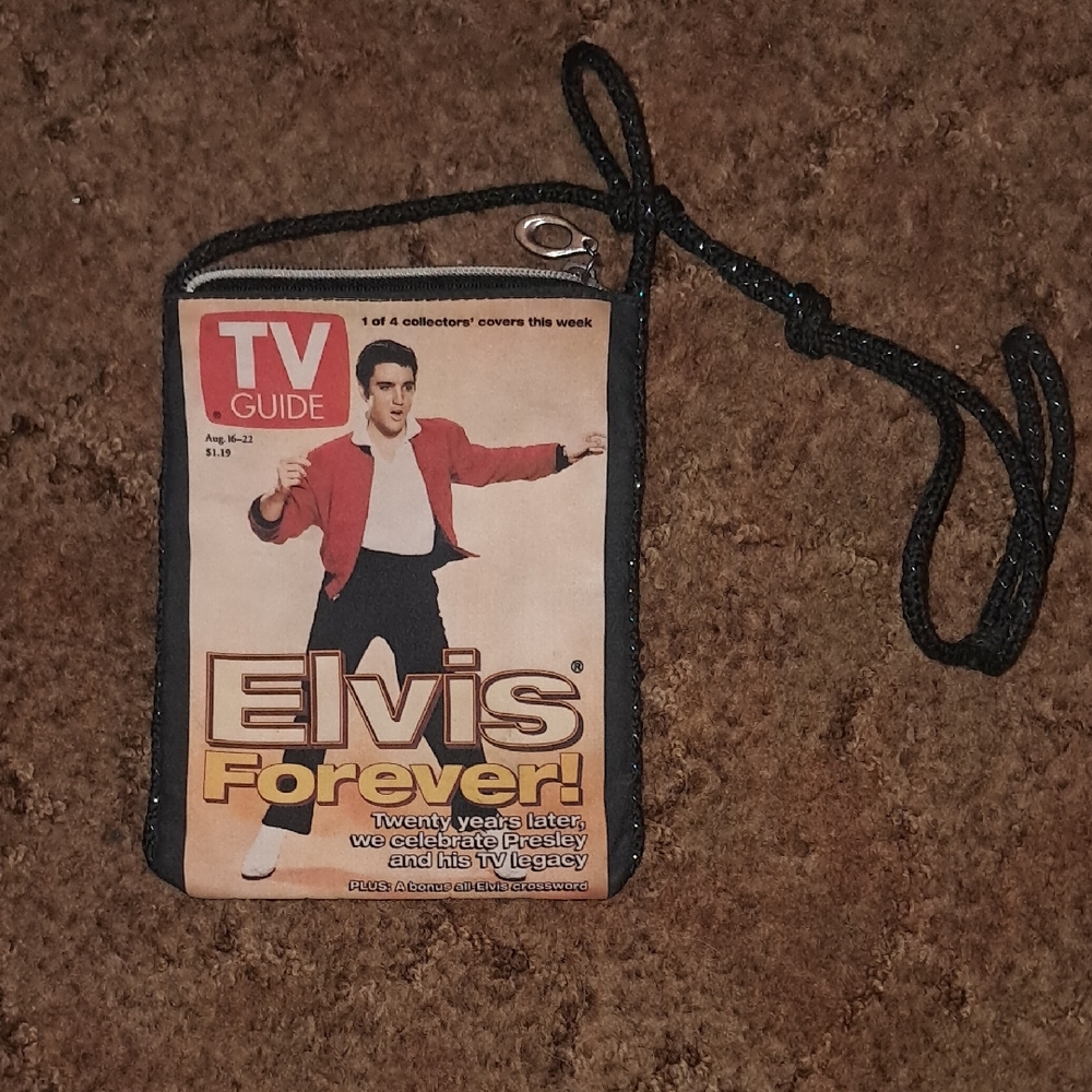 "Elvis Forever" TV GUIDE Mini Handbag 2003 TV Guide 8 X6